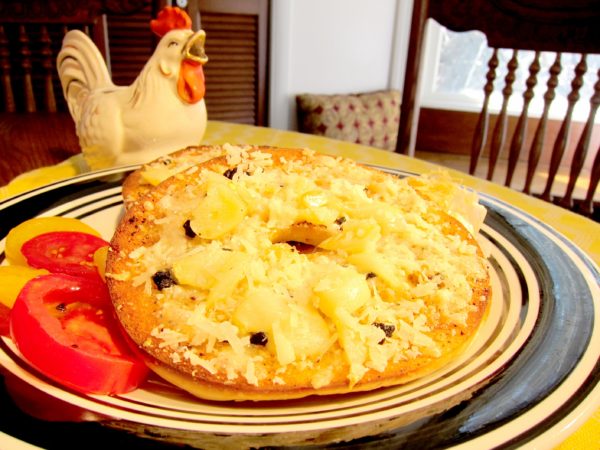 Black Garlic Ghee Roasted Garlic_Parm Bagel Black Garlic Ghee Roasted Garlic_Parm Bagel