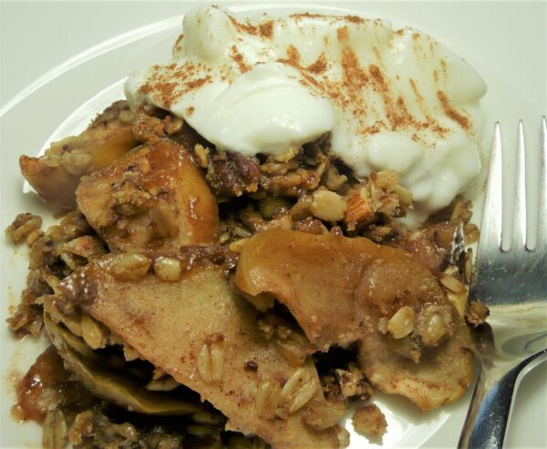 Maple Sugar Sweetened Apple Crisp Maple Sugar Sweetened Apple Crisp