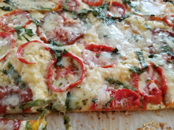 Phyllo Pizza upclose Phyllo Pizza upclose